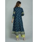 Women Viscose Rayon Kurta Pant Dupatta Set