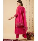 Women Viscose Rayon Kurta Pant Dupatta Set