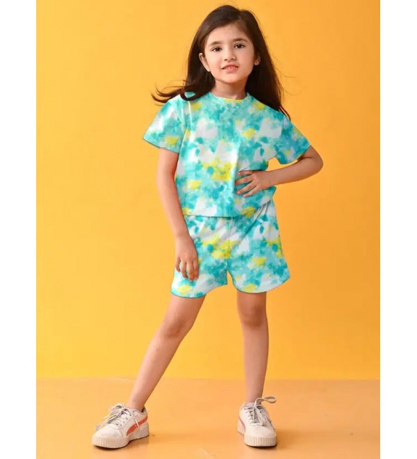 Girls Printed Cotton Kids Nightwear