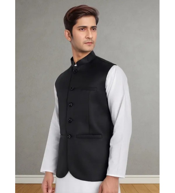 Solid Men Waistcoat