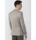 Men Solid Single Breasted Formal Blazer  (Grey)