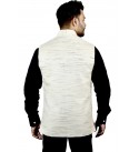 Self Design Men Waistcoat
