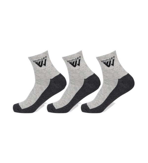 Winget Unisex Pack Of 3 Ankle-Length Socks