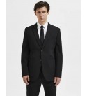 Single Breasted Men Blazer  (Black)
