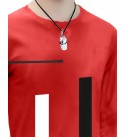 Men Printed Round Neck Pure Cotton Red T-Shirt