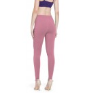 Presta Ankle Length Western Wear Legging  (Pink, Solid)