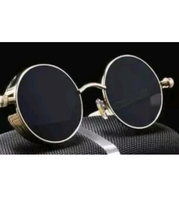 Photochromatic Lens Round Sunglasses (Free Size)  (For Men & Women, Black)