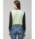 Women Colorblock Fleece Jacket