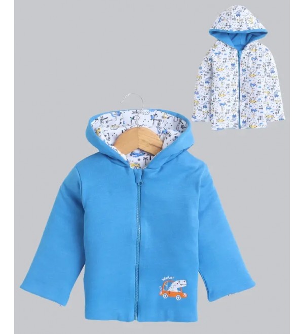 Baby Boys Printed Padded Jacket