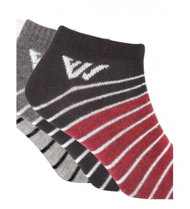 Winget Pack Of 3 Striped Ankle Length Socks Winget Pack Of 3 Striped Ankle Length Socks