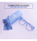 Full Rim Square Anti Glare Computer Glass For Men  (50 mm)