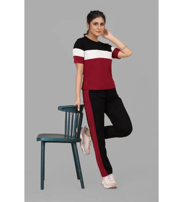 Colorblock Women Track Suit