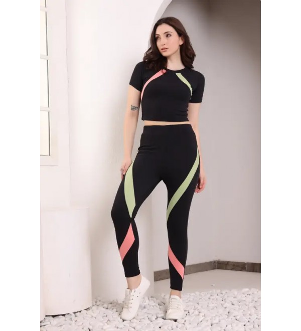 Striped Women Track Suit