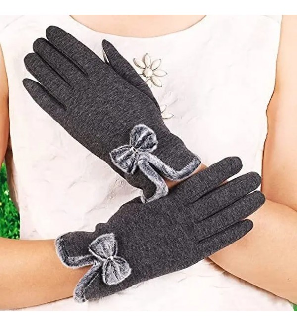 Solid Winter Women Gloves