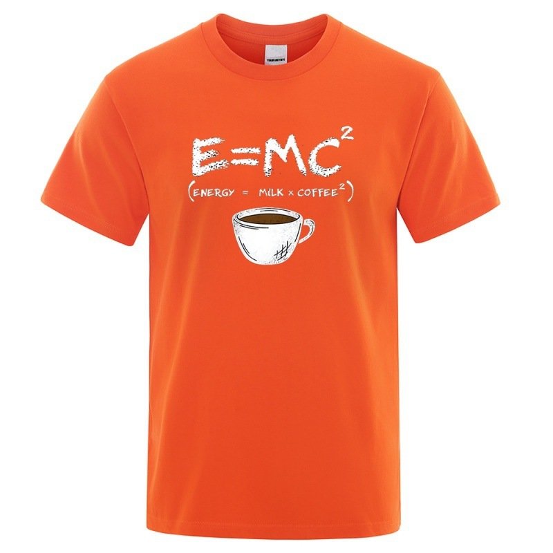 EnergyMilk Coffee Printing Men Tshirt Casual Breathable Tsh - Image 10