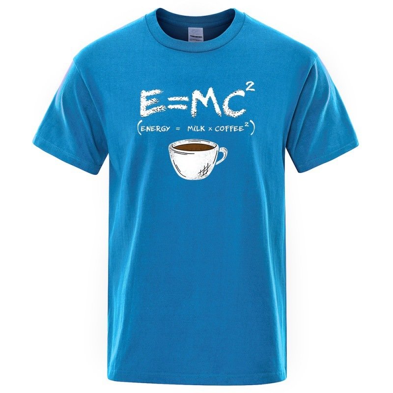EnergyMilk Coffee Printing Men Tshirt Casual Breathable Tsh - Image 9