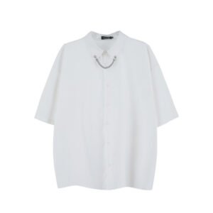 Men's Ins High Street Hip-hop Trend Tshirt Loose Five-point Sleeves