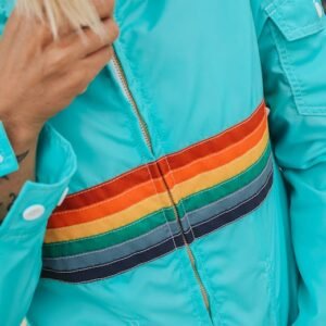 Fashloop White Streetwear jacket fashion