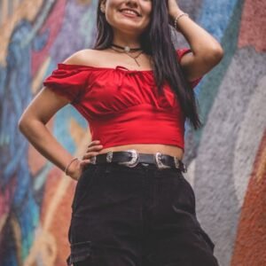 ModaX Navy Slim Fit top fashion